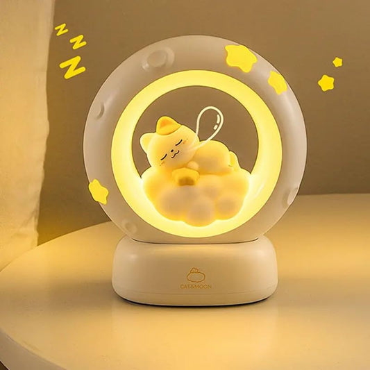 LED Night Lamp - Moon LED Night Lamp with 3 Brightness Modes & Touch Control
