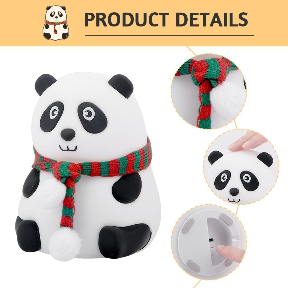 Panda Lamp – Rechargeable Silicone Night Lamp | Cute Panda Night Light