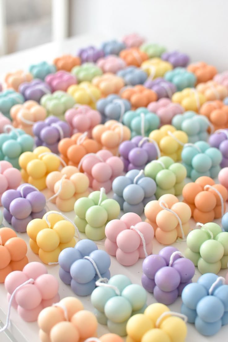 Premium Scented Mini Bubble Candles + Free Customised Message Card | Soy Wax | Multiple Fragrances & Colors