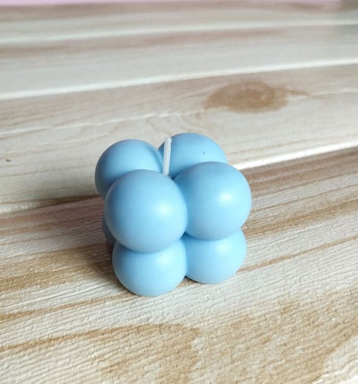 Premium Scented Mini Bubble Candles + Free Customised Message Card | Soy Wax | Multiple Fragrances & Colors